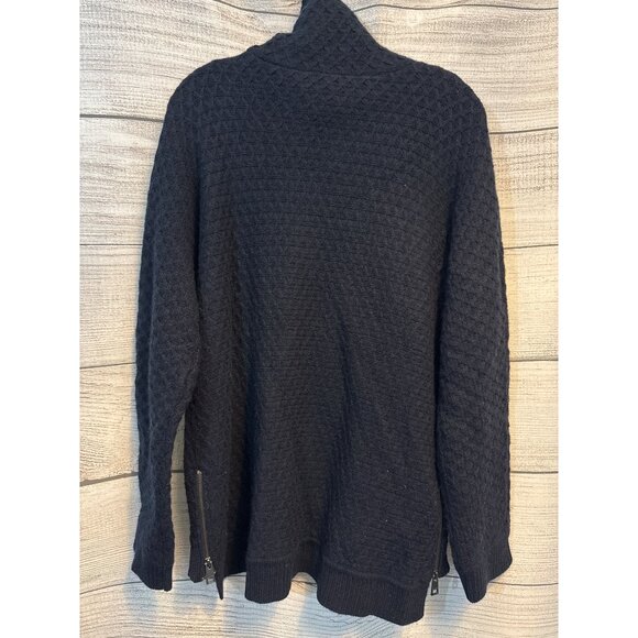 Zadig & Voltaire Cashmere Side Zip Turtleneck Sweater Size XS - Picture 3 of 5